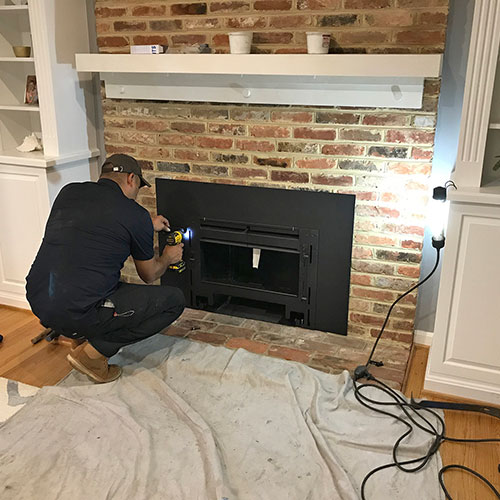 fireplace insert install in knoxville tn