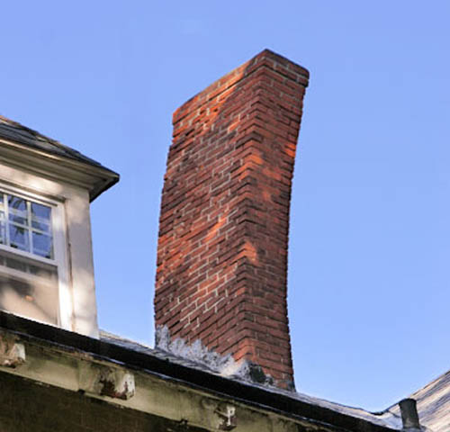 leaning chimney repair in knoxville tn