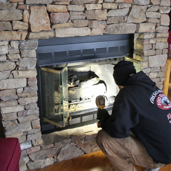 gas fireplace inspection in Farragut TN